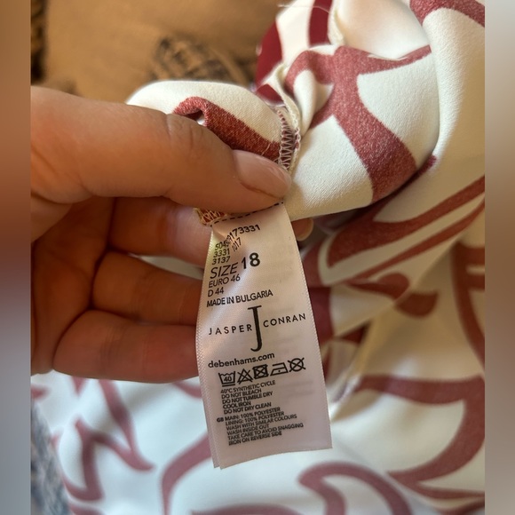 NWOT Jasper Conran Patterned Midi Dress - Picture 8 of 9